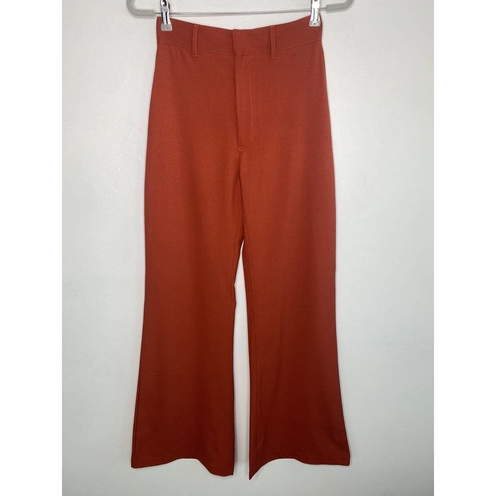 Free People Rust Wide Leg Pants
